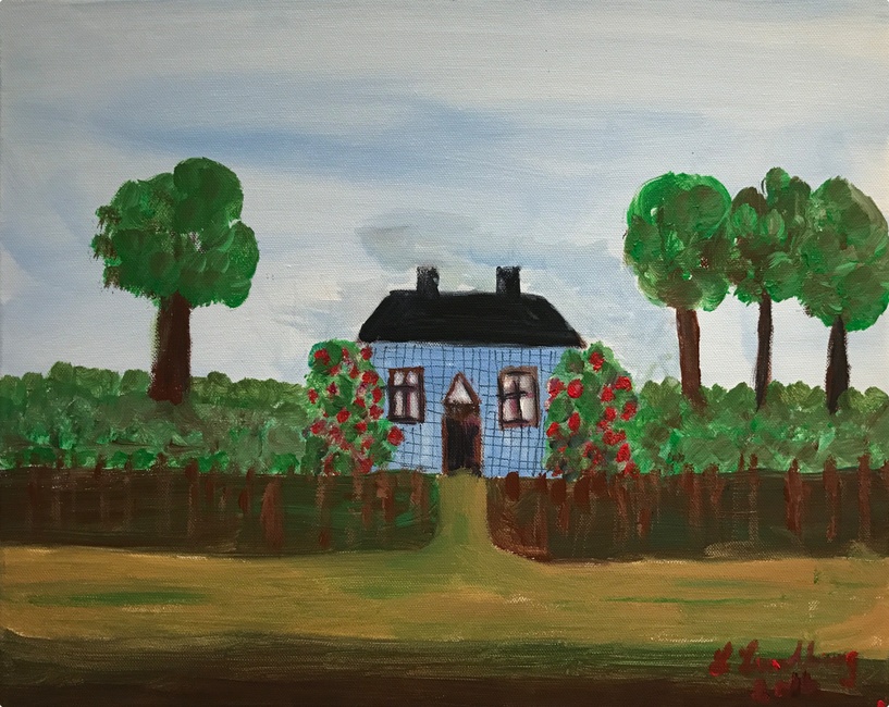 Det blå huset av Lizzie Lundberg